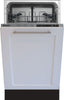 Blomberg 7627559545 18 Inch Fully Integrated Dishwasher with Cutlery Basket, Brushless DC Motor, Rapid Clean, Double Motion Float System - Dws55100Fbi