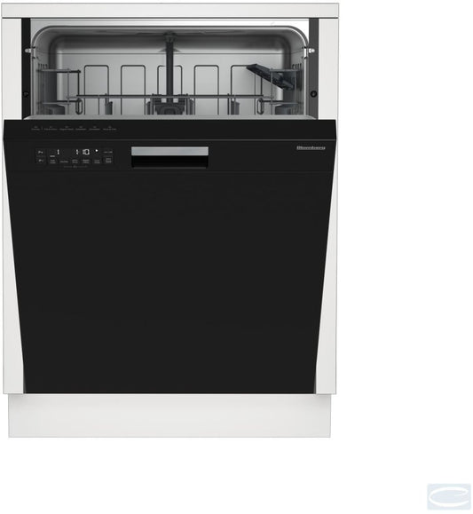 Blomberg 7629159571 Full Console Dishwasher with Cutlery Basket, FlexiRack Adjustable Upper Rack, Brushless DCTM Motor - Dwt25502B