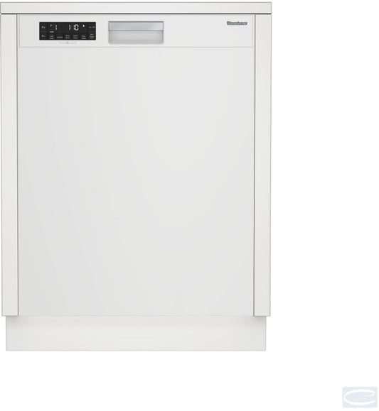 Blomberg 7629359571 Full Console Dishwasher with Cutlery Basket, FlexiRack Adjustable Upper Rack, Brushless DCTM Motor - Dwt25502W
