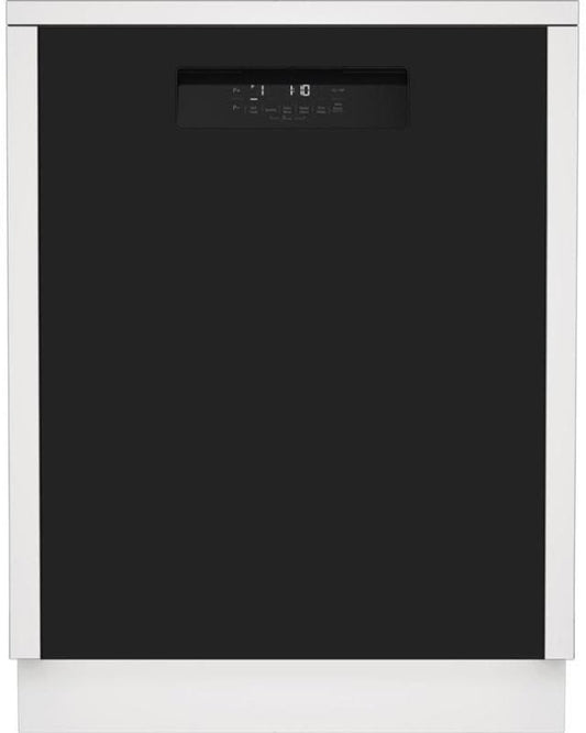 Blomberg 7656169580 24 Inch Full Console Built-In Dishwasher with 14 Place Setting, 6 Cycles, 48 dBA Sound Level, Allin1 Tablet Function - Dwt52600Bih
