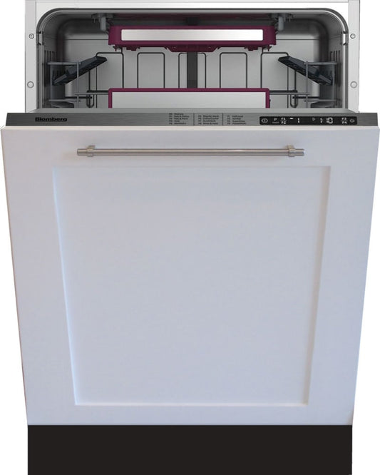 Blomberg 7625159571 Fully Integrated Dishwasher with FlexiRack Adjustable Upper Rack, Flex Drawer Removable 3rd Rack - Dwt59500Fbi
