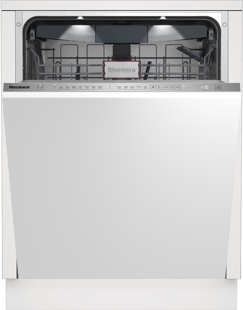 Blomberg 7657569580 24 Inch Fully Integrated Built-In Dishwasher with 16 Loading Capacity, 8 Cycles, Removable 3rd Rack - Dwt81800Fbi