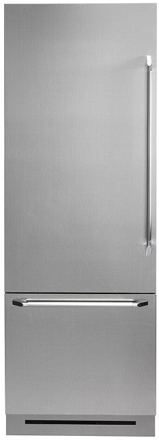 Dacor DYF30BFBSL 30 Inch Fully Integrated Bottom-Freezer with 15.5 cu. ft. Capacity