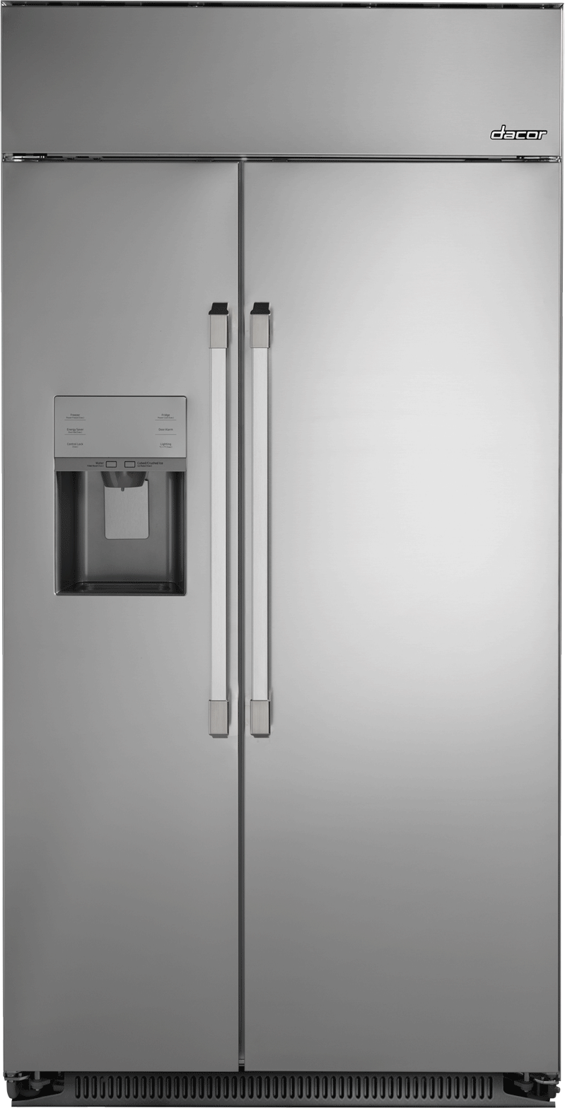 Dacor DYF42SBIWS 42 Inch Built-In Side-by-Side Refrigerator with Wi-Fi Connectivity