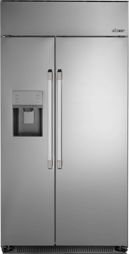 Dacor DYF42SBIWS 42 Inch Built-In Side-by-Side Refrigerator with Wi-Fi Connectivity