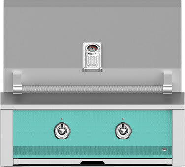 Hestan EAB30LPTQ 30 Inch Built-In Grill with Stainless Tubular Burners - Turquoise
