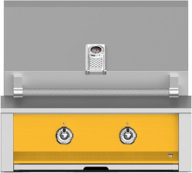 Hestan EAB30LPYW 30 Inch Built-In Grill with Stainless Tubular Burners - Yellow
