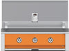 Hestan EAB36LPOR 36 Inch Built-In Grill with Stainless Tubular Burners and Zamak Die-Cast Knobs - Orange