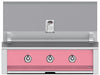 Hestan EAB36NGPK 36 Inch Built-In Grill with Stainless Tubular Burners and Zamak Die-Cast Knobs - Pink
