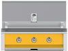 Hestan EAB36NGYW 36 Inch Built-In Grill with Stainless Tubular Burners and Zamak Die-Cast Knobs - Yellow