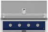Hestan EAB42LPDB 42 Inch Built-In Grill with Stainless Tubular Burners and Zamak Die-Cast Knobs - Dark Blue