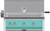 Hestan EABR36LPTQ 36 Inch Built-In Grill with Sear Burner and Ceramic Infrared Rotisserie - Turquoise