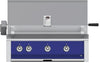 Hestan EABR36NGBU 36 Inch Built-In Grill with Sear Burner and Ceramic Infrared Rotisserie - Blue