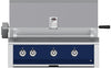 Hestan EABR36NGDB 36 Inch Built-In Grill with Sear Burner and Ceramic Infrared Rotisserie - Dark Blue