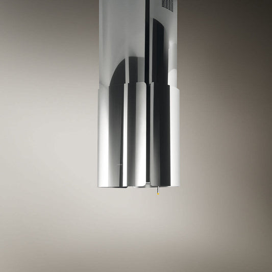 Elica ECH623S1 23 Inch Island Range Hood with 4-Speed 600CFM Blower, Deep Silence Quiet Operation