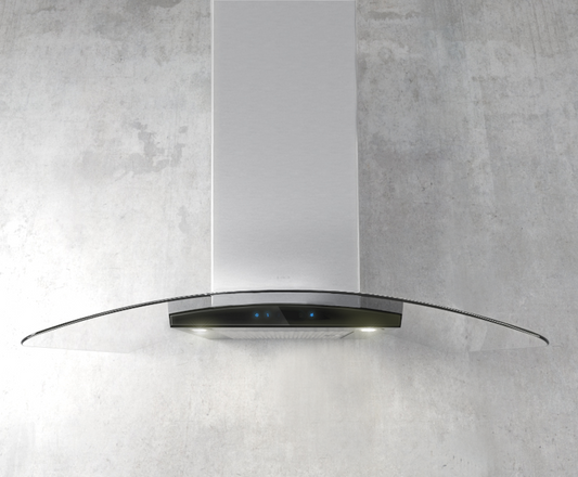 Elica ECM630S3 30" Wall Mount Range Hood with 3-Speed + Booster, 600 CFM Blower, Touch Control