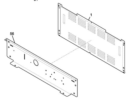 Electrolux Shield,Rear Wall - 316557600