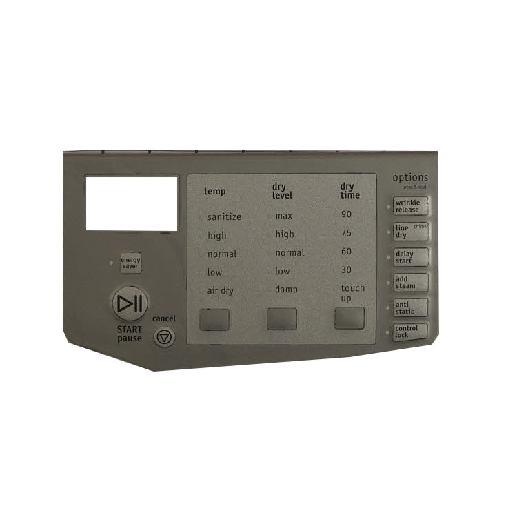 Electrolux EFMC627UTT0 Touchpad Control Panel - Silver - Genuine OEM