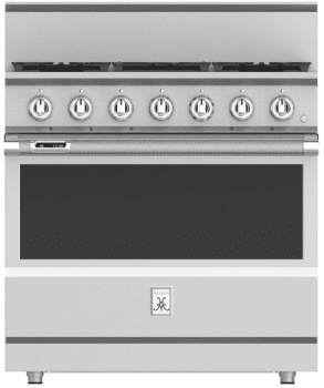 Hestan KRD365LP 36 Inch Duel Fuel Range with 5 Burners - LP - Stainless