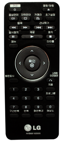 LG Remote Controller Assembly - AKB68183505