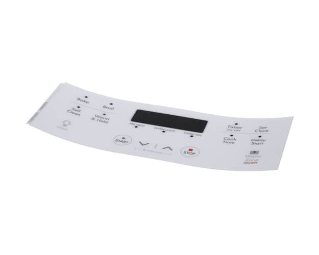 Frigidaire Part# 316633016 Clock Overlay (White) - Genuine OEM
