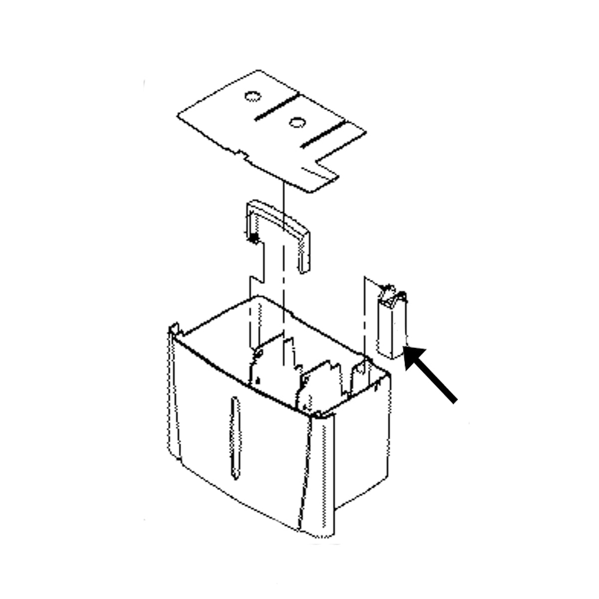 Frigidaire FDL45P14 Water Tank Float Genuine OEM