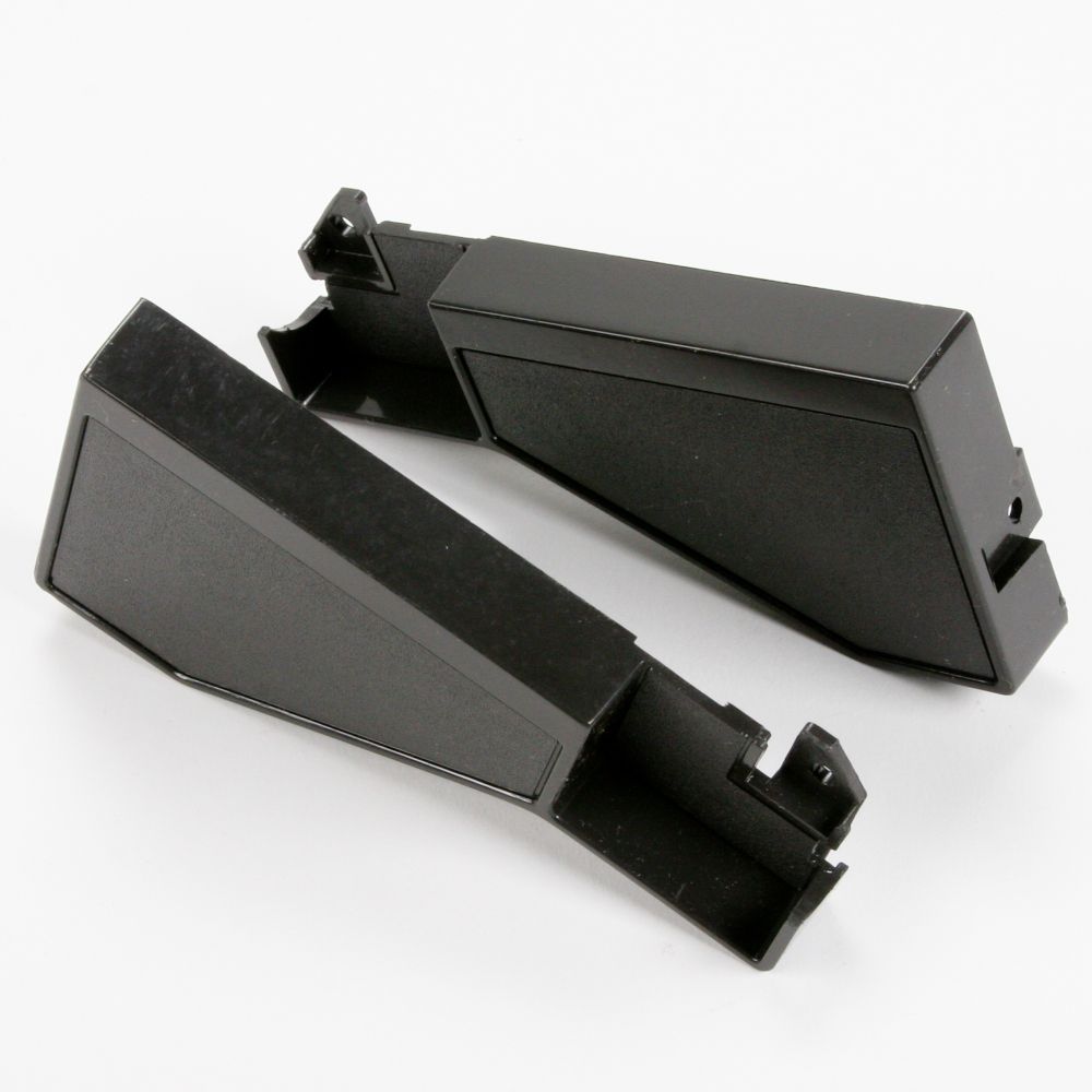 Frigidaire FES355CCTJ Control Panel End Cap Trim Set (Black) - Genuine OEM
