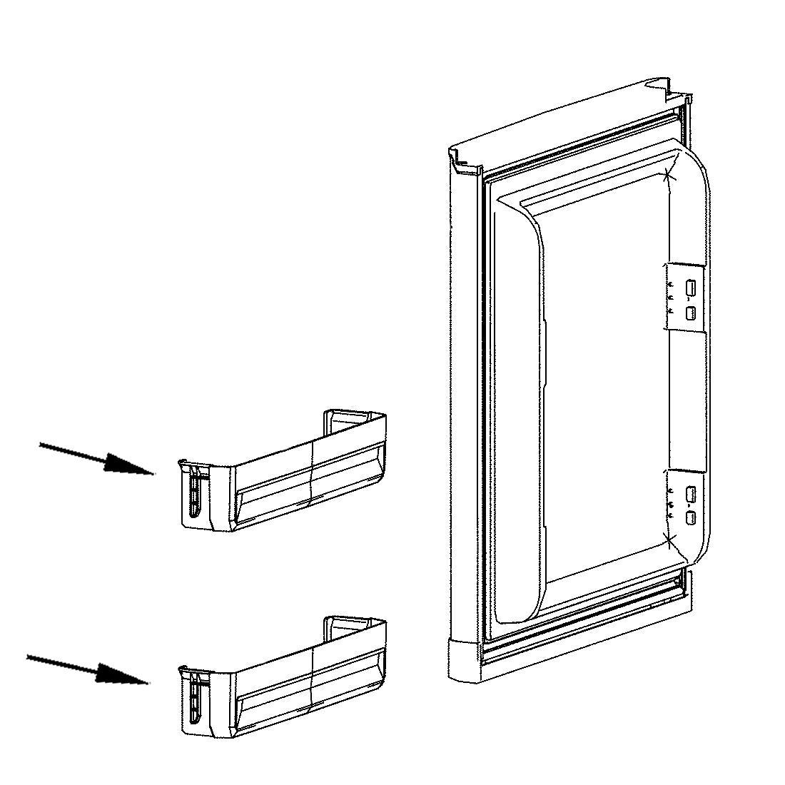 Frigidaire FFET1022UW Door Rack (Freezer) - Genuine OEM