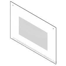 Frigidaire Oven Outer Oven Door Glass Panel - White FFEW3026TWC