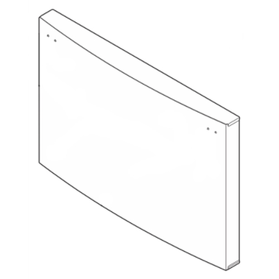 Frigidaire FFHD2250TS4 Freezer Door Outer Panel - Stainless - Genuine OEM