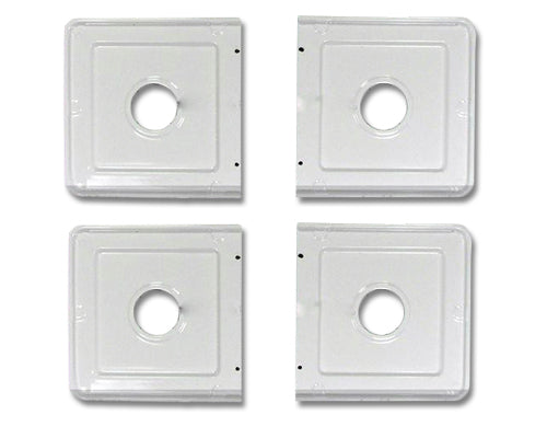 Frigidaire FGC30S4HWA Drip Pan Set (4 Pc, White) - Genuine OEM