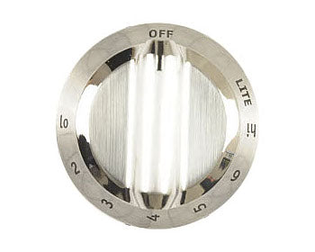 Frigidaire FGGC3065KSA Surface Burner Control Knob (Stainless) - Genuine OEM