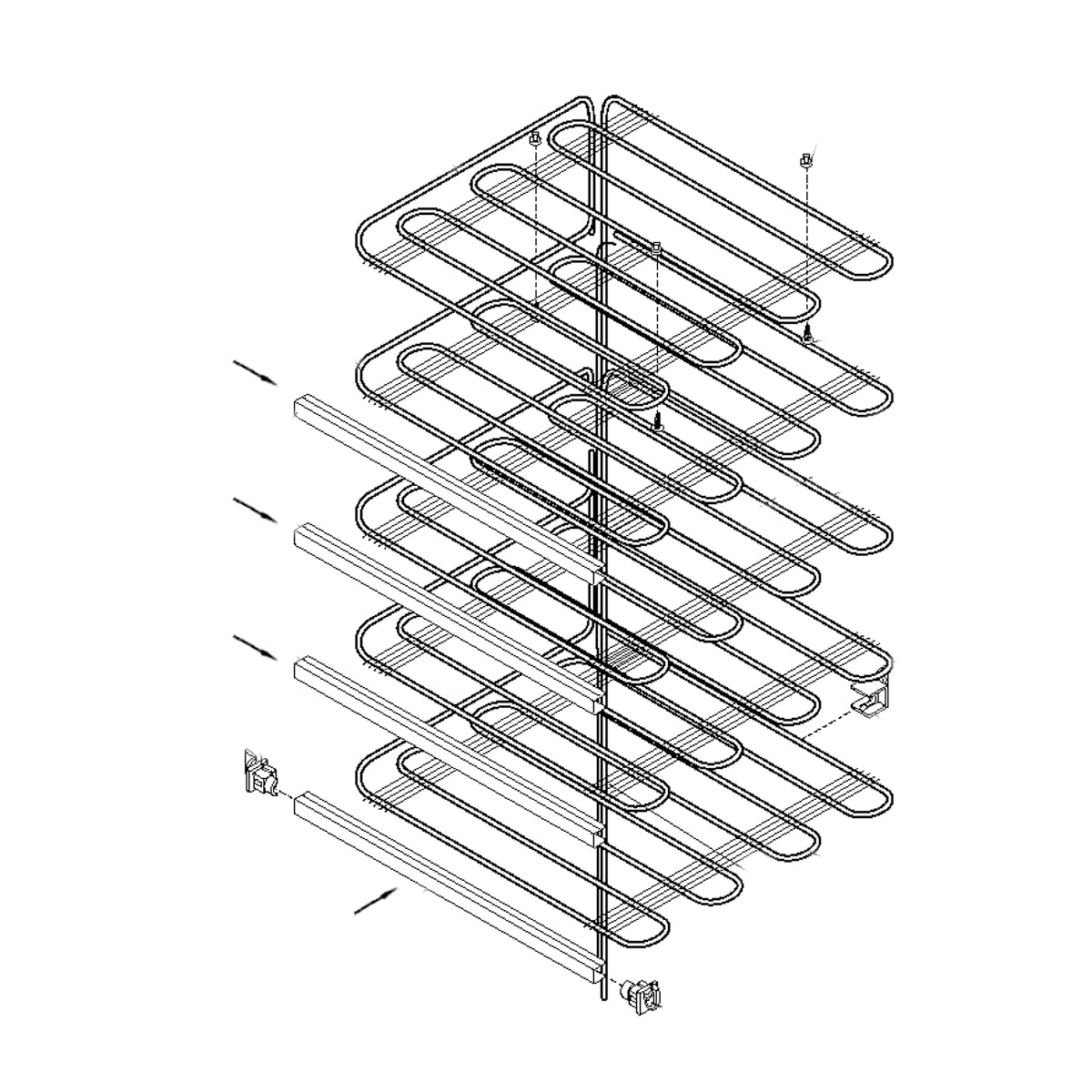 Frigidaire MFU12M0GW0 Shelf Trim - Genuine OEM