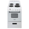 Avanti GRO20P0W 20 Inch Freestanding Gas Range with 2.0 Cu. Ft. Oven in White