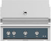 Hestan GSBR36NGGG 36 Inch Built-In Grill with Trellis Burner„, Halogen Stadium Lights„, Infrared Top Burner, DiamondCut Grates„, Rotisserie - Dark Gray