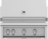 Hestan GSBR36NG 36 Inch Built-In Grill with Trellis Burner„, Halogen Stadium Lights„, Infrared Top Burner, DiamondCut Grates„, Rotisserie - Stainless