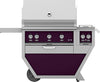 Hestan GSBR36CX2LPPP 55 Inch Freestanding Grill with 653 sq. in. Grilling Area, 2 Trellis Burners, 1 Sear Burner, Double Side Burners, Rotisserie - Purple