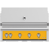 Hestan GSBR42LPYW 42 Inch Built-In Grill with Sear Burners, Halogen Stadium Lights„, Infrared Top Burner, DiamondCut Grates„, Rotisserie - Yellow