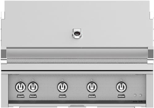 Hestan GSBR42NG 42 Inch Built-In Grill with Sear Burners, Halogen Stadium Lights„, Infrared Top Burner, DiamondCut Grates„, Rotisserie - Stainless