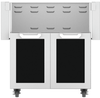 Hestan GCD30BK 30 Inch Double Door Grill Cart - Black