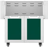Hestan GCD30GR 30 Inch Double Door Grill Cart - Green