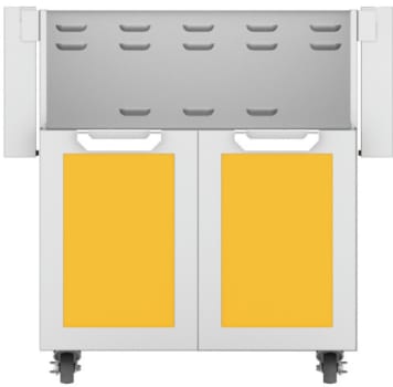 Hestan GCD30YW 30 Inch Double Door Grill Cart - Yellow