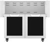 Hestan GCD36BK 36 Inch Double Door Grill Cart - Black