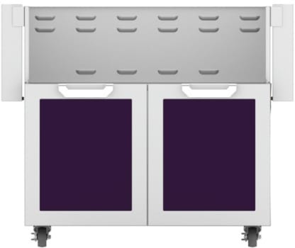 Hestan GCD36PP 36 Inch Double Door Grill Cart - Purple