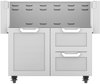 Hestan GCR36 36 Inch Double Drawer and Door Grill Cart