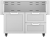 Hestan GCR42 42 Inch Double Drawer and Door Grill Cart
