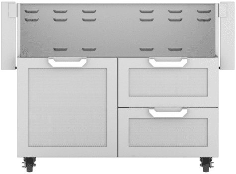 Hestan GCR42 42 Inch Double Drawer and Door Grill Cart