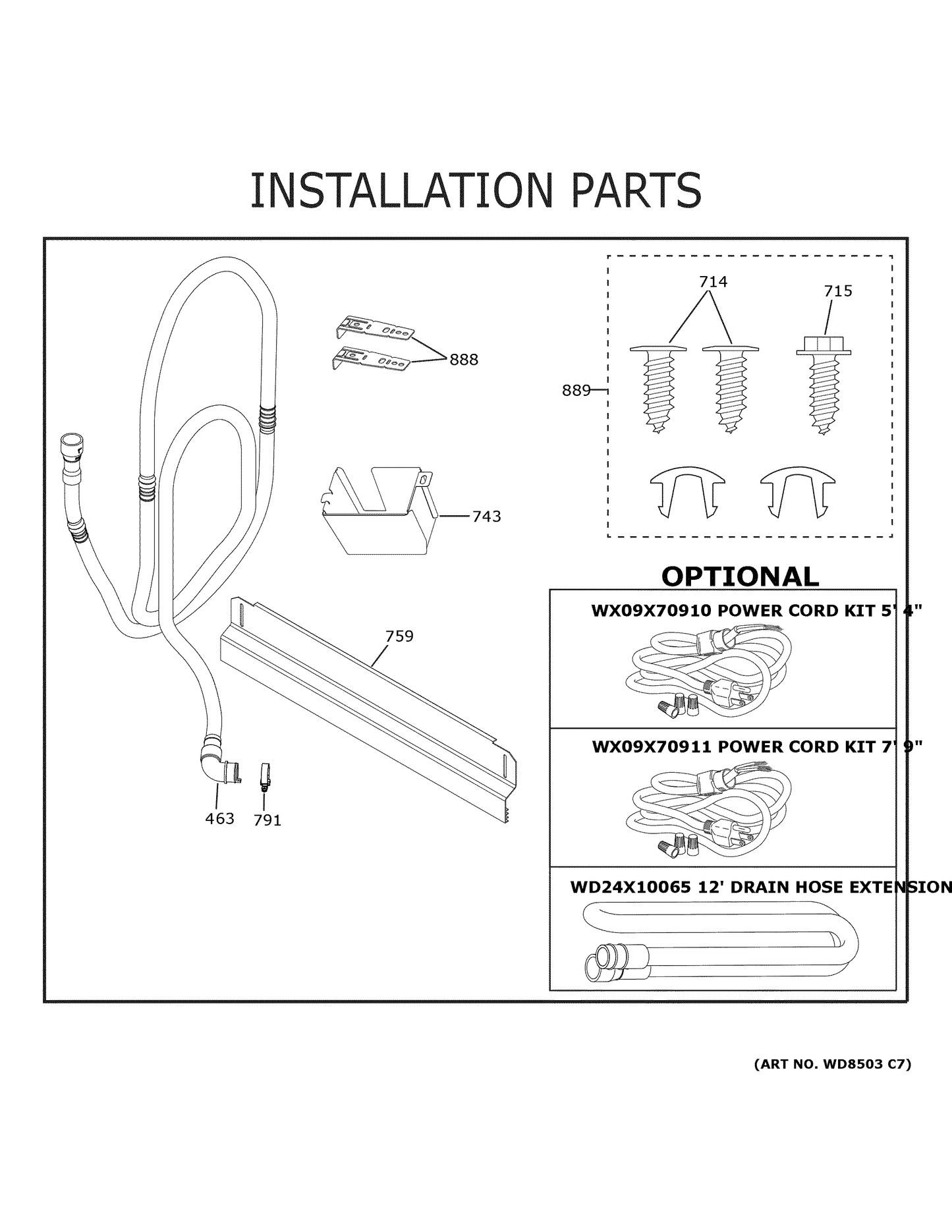 GE Countertop Bracket WD01X27759