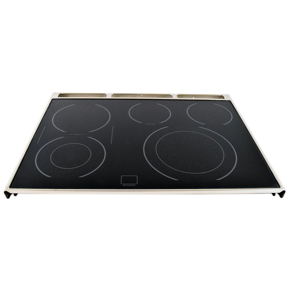 GE Rangetop Glass Assembly (Black) CS980SN1SS