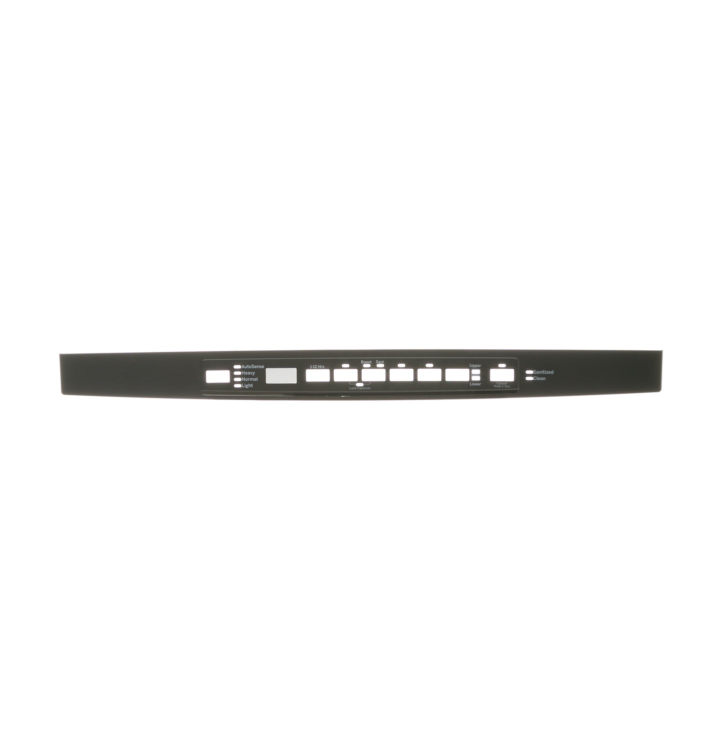 GE Dishwasher Control Panel Cover Assembly (Black) GDT625PSJ5SS